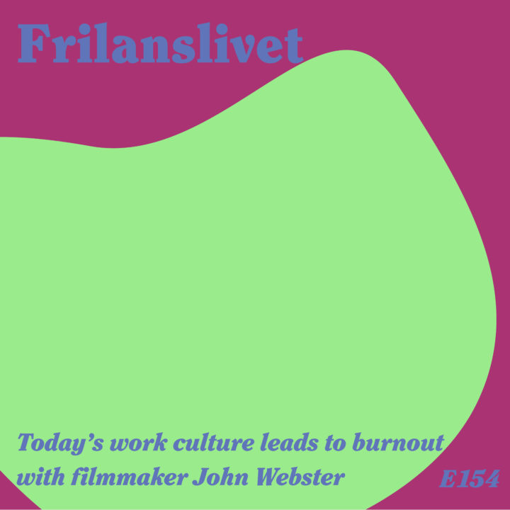 Frilanslivets logo for the episode with John Webster